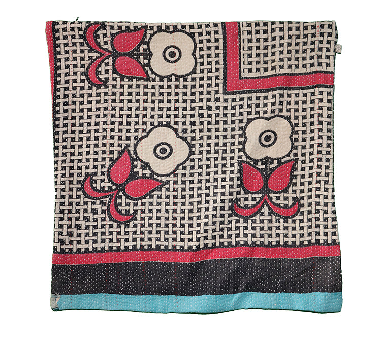 Sari vintage kantha cushion 45*45 cm