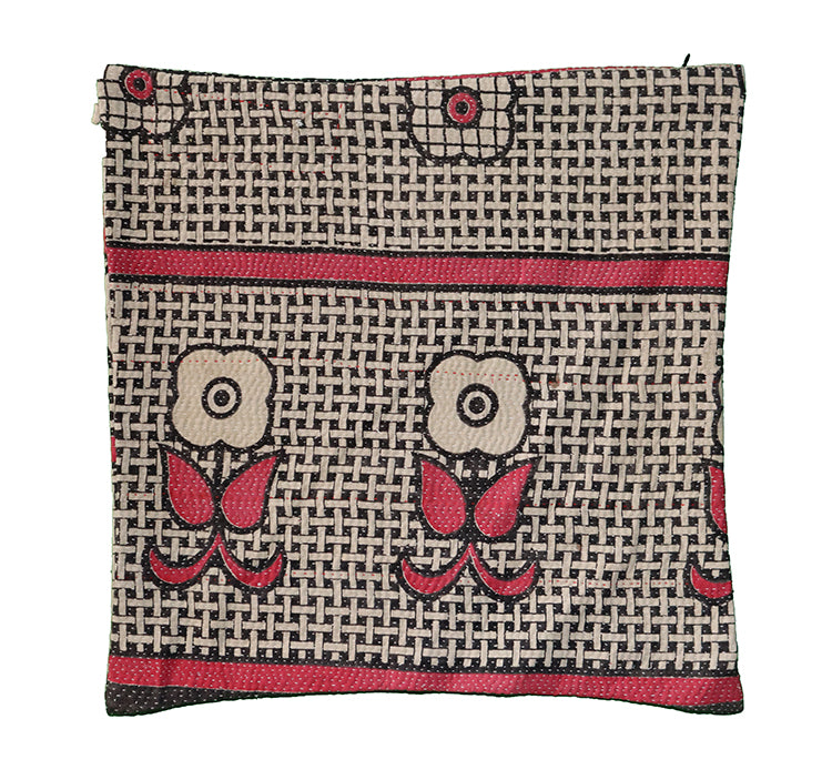 Sari vintage kantha pude 45*45 cm