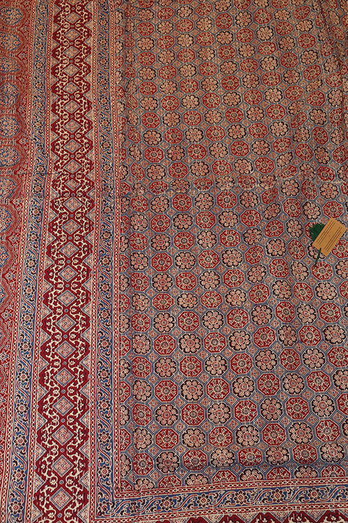 Kantha sengetæppe 270x220 , azrak print