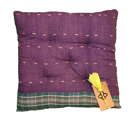 Kantha vintage chair pad 40*40 cm cotton