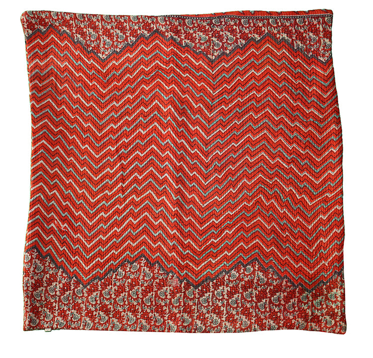 Sari vintage kantha pude 60*60 cm