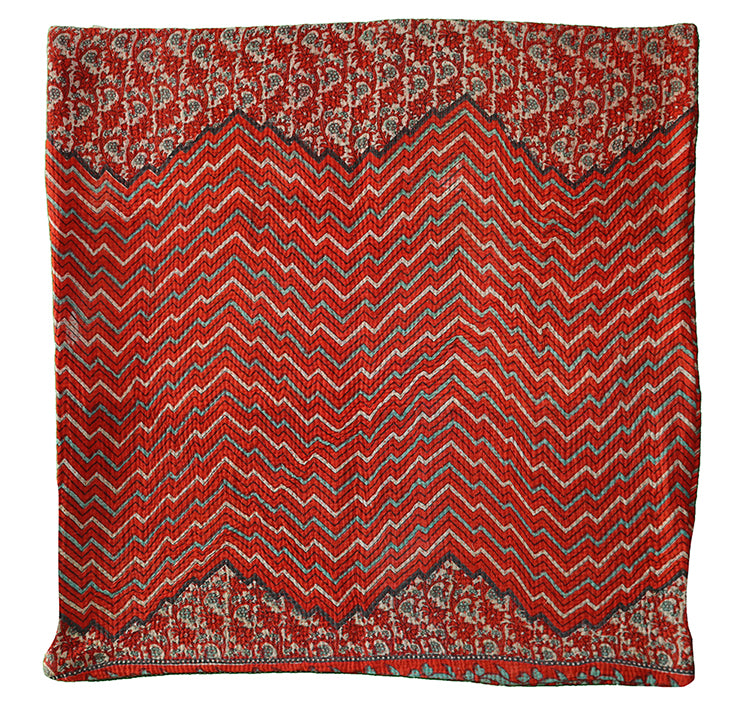 Sari vintage kantha pude 60*60 cm