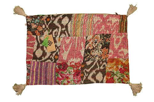 Kantha stonewash pude 40*60 cm, bomuld