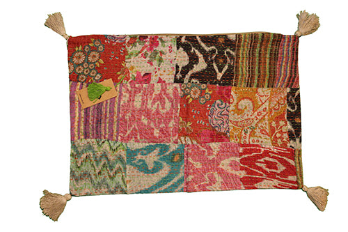 Kantha stonewash pude 40*60 cm, bomuld