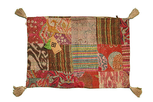 Kantha stonewash pude 40*60 cm, bomuld