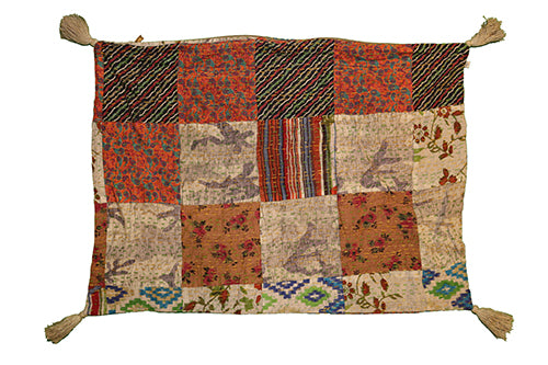 Kantha stonewash cushion 50*70 cm, cotton