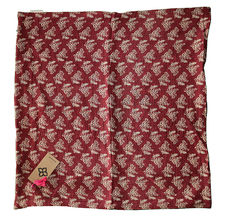 Sari vintage kantha pude 60*60 cm