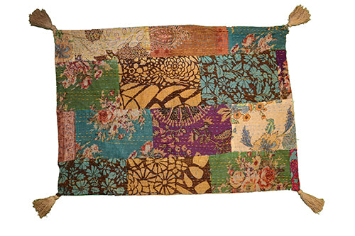 Kantha stonewash pude 50*70 cm, bomuld