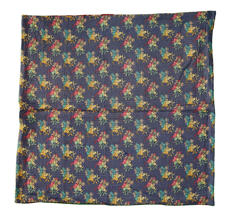 Sari vintage kantha pude 60*60 cm
