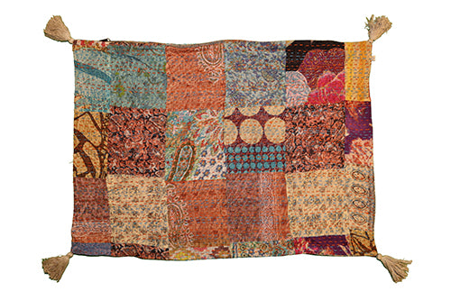 Kantha stonewash pude 50*70 cm, bomuld