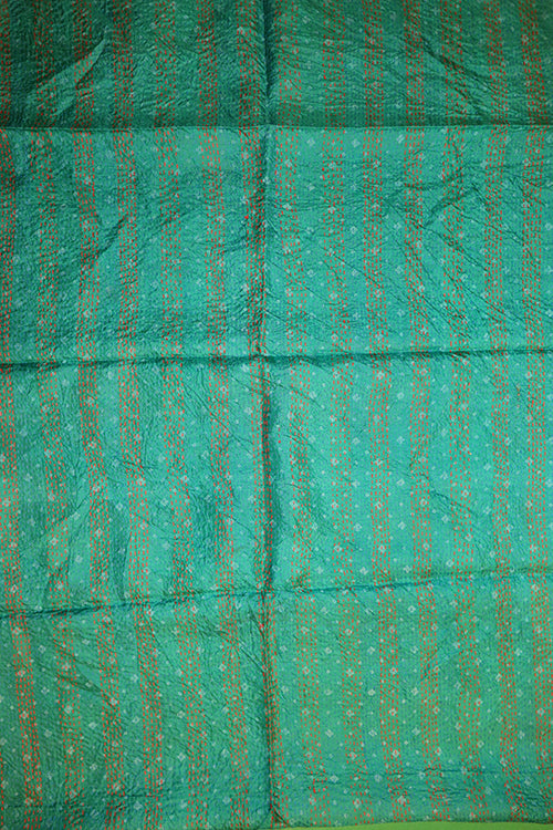 Sari kantha silke tørklæde 85*190 cm