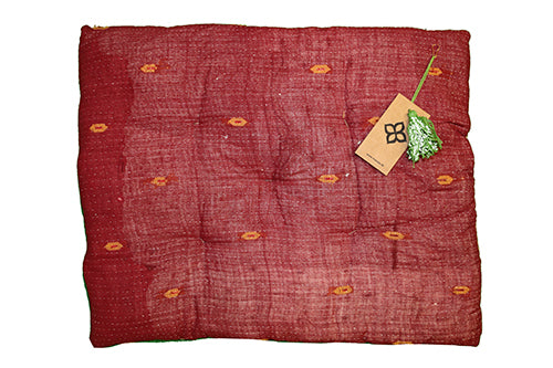 Kantha vintage hynde 45*55 cm bomuld