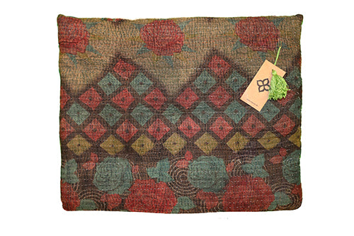 Kantha vintage hynde 45*55 cm bomuld