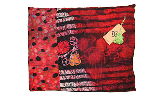 Kantha vintage hynde 45*55 cm bomuld