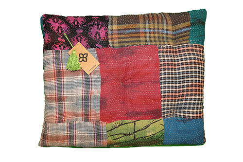 Kantha vintage hynde 45*55 cm bomuld