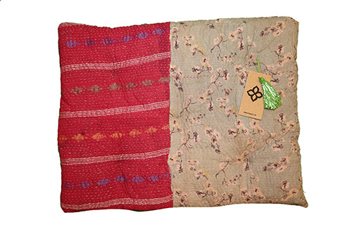 Kantha vintage hynde 45*55 cm bomuld