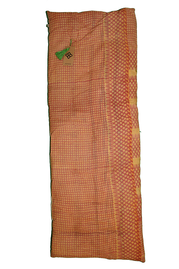 Kantha vintage bænkhynde 45*120 cm bomuld