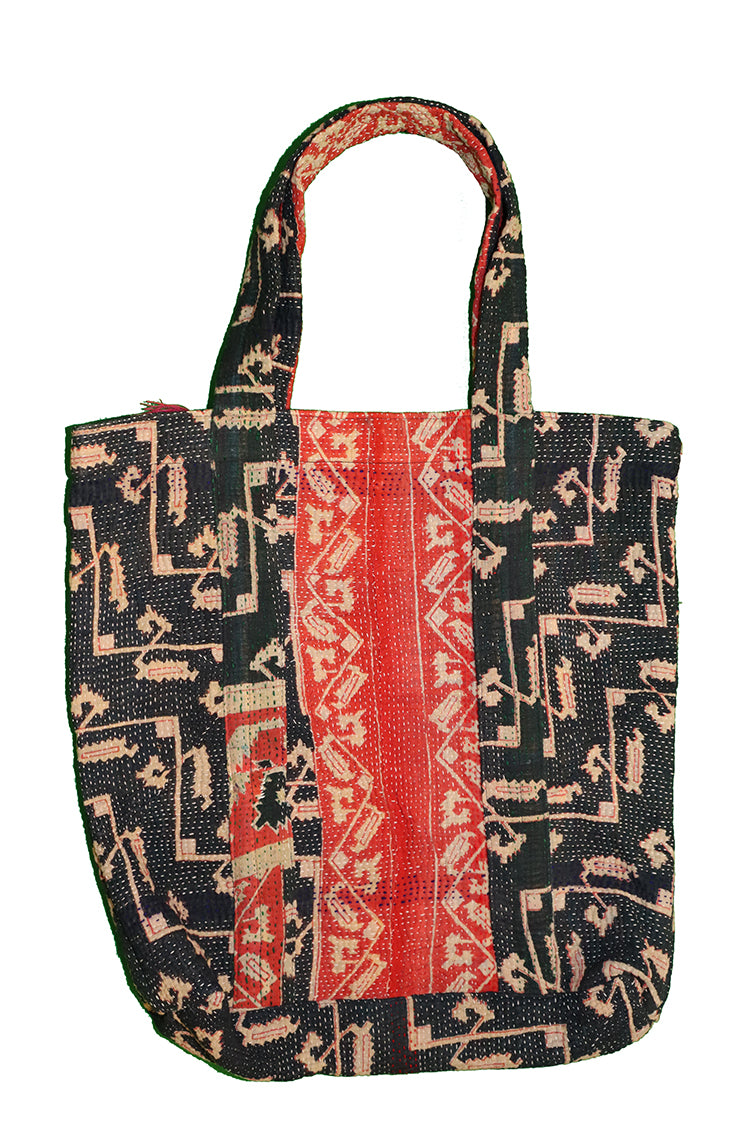 Kantha sari shopper 46*43 cm
