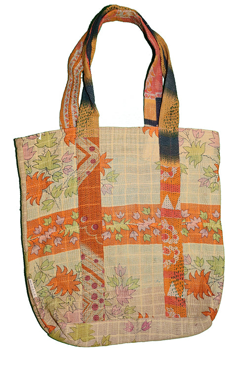 Kantha sari shopper 46*43 cm