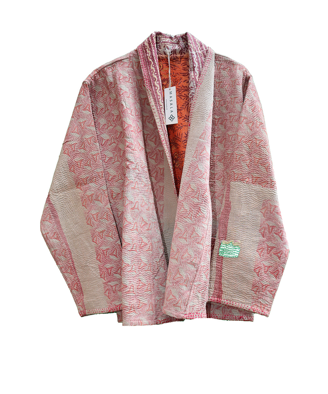 Ally kantha quilt jakke bomuld one size