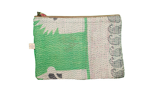Kantha-Sari-Geldbörse 14*19 cm
