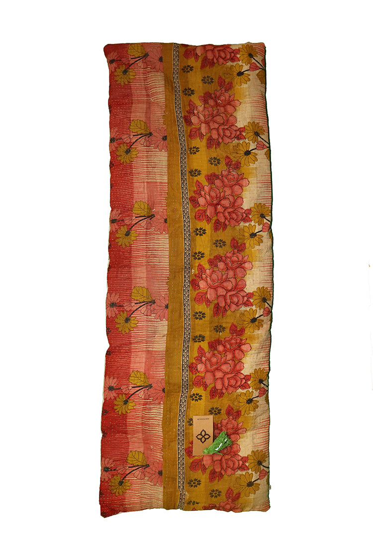 Kantha vintage bænkhynde 45*120 cm bomuld