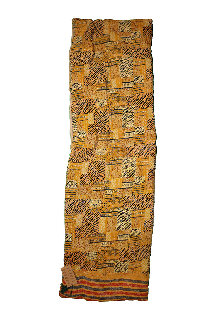 Kantha vintage bænkhynde 45*150 cm bomuld