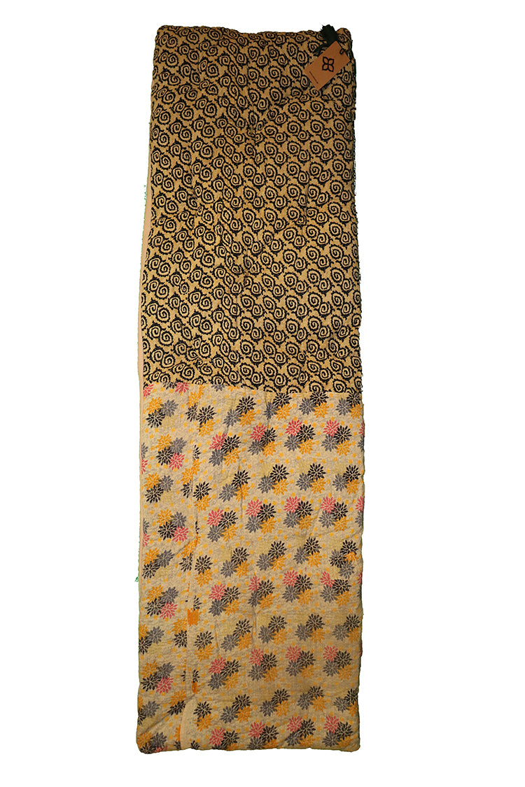 Kantha vintage bænkhynde 45*150 cm bomuld