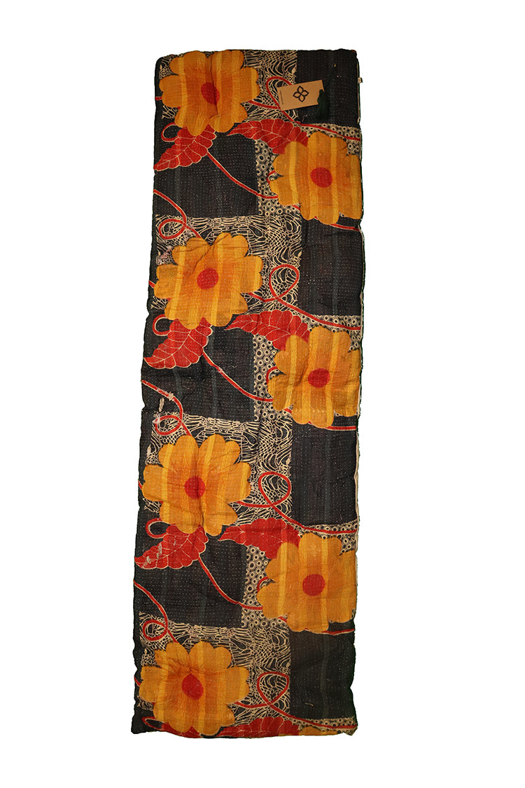 Kantha vintage bænkhynde 45*150 cm bomuld
