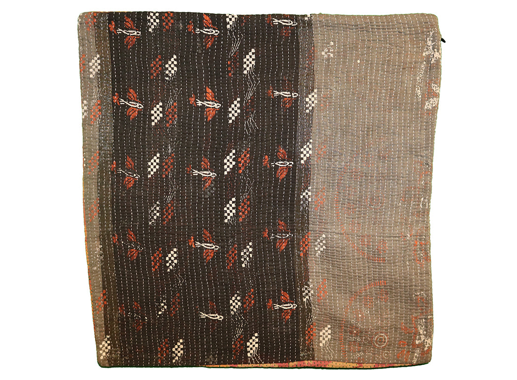 Sari vintage kantha pude 60*60 cm