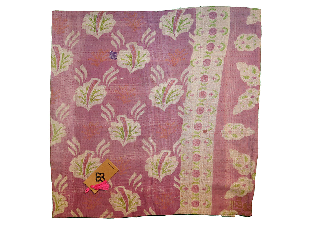 Sari Vintage Kantha Kissen 60*60 cm