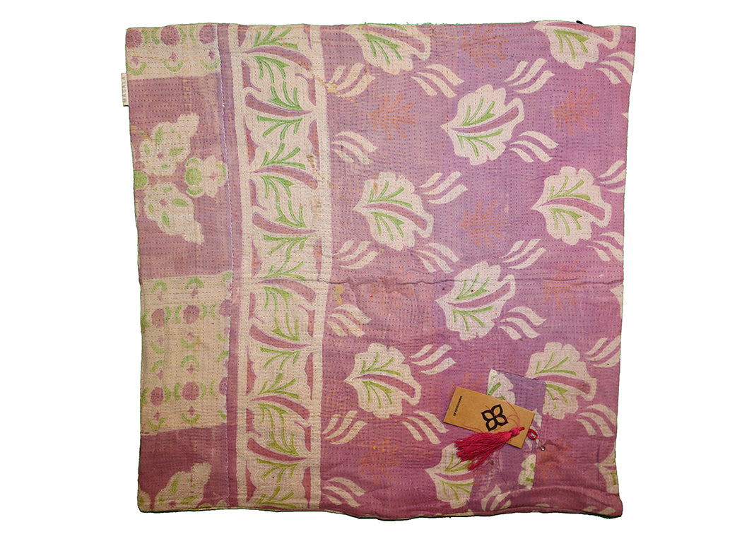 Sari vintage kantha pude 60*60 cm
