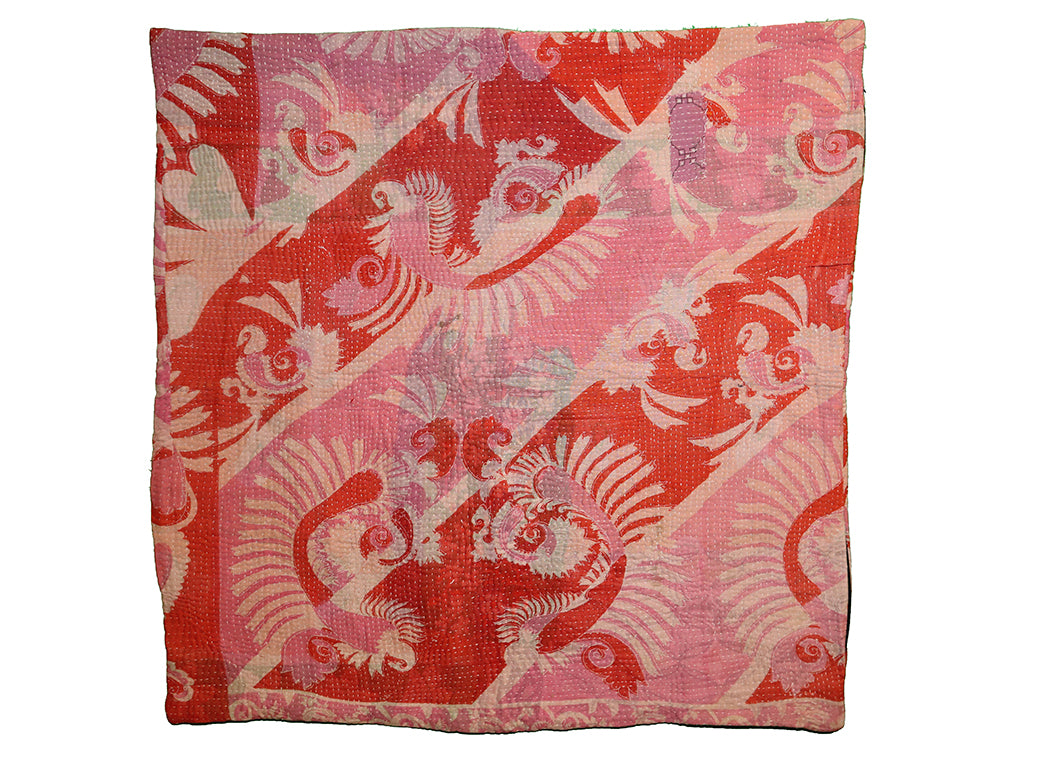 Sari Vintage Kantha Kissen 60*60 cm