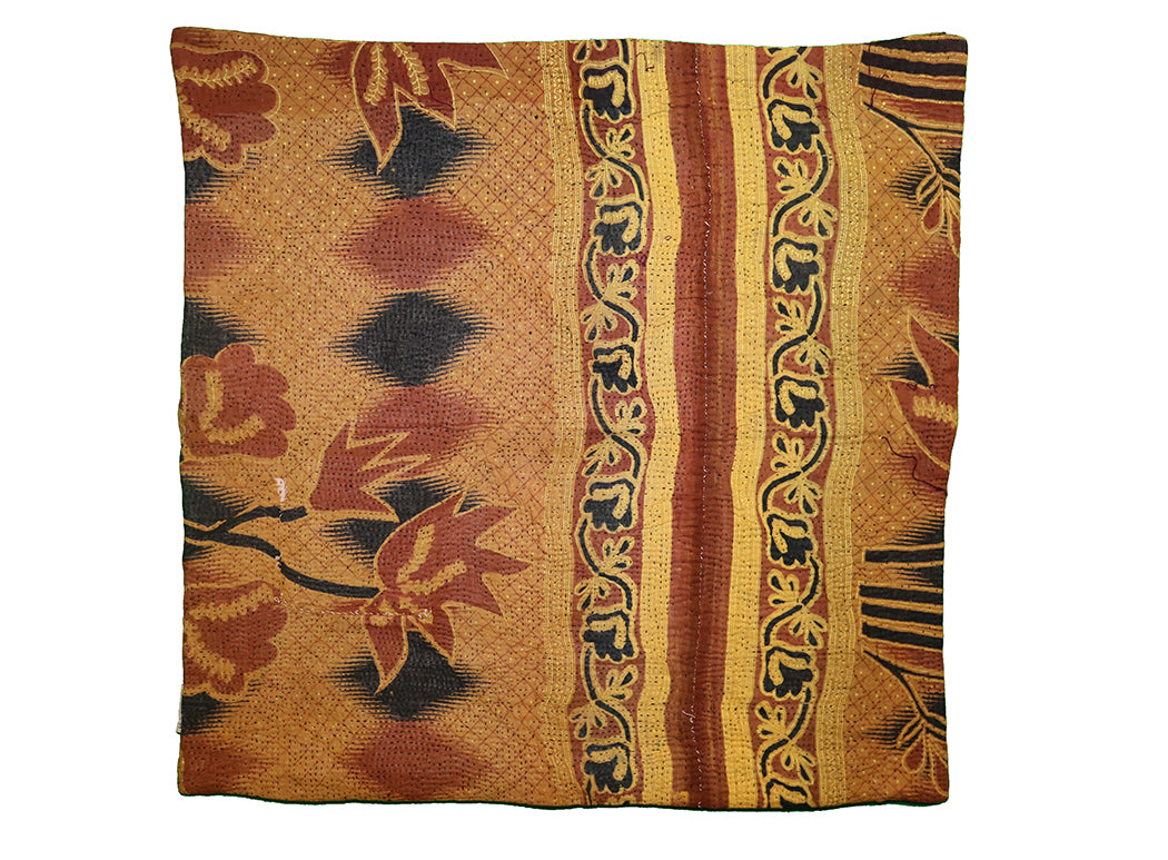 Sari Vintage Kantha Kissen 60*60 cm