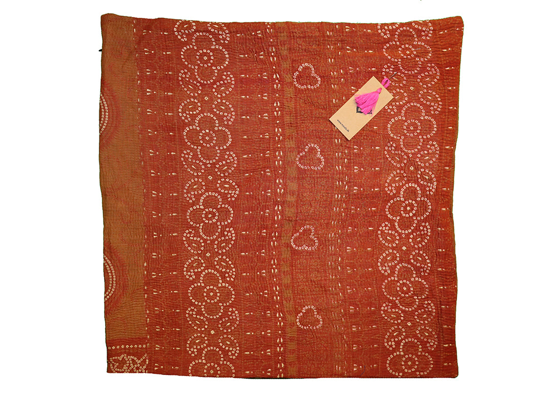 Sari vintage kantha pude 60*60 cm