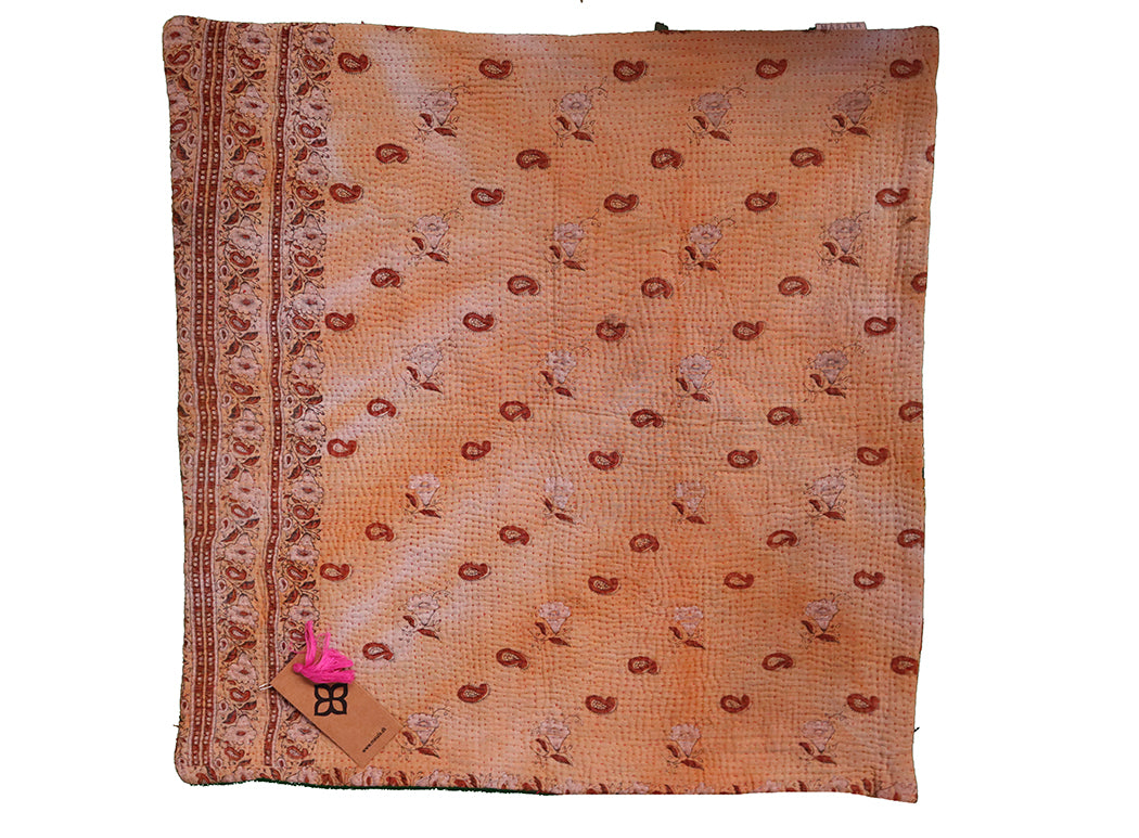 Sari vintage kantha pude 60*60 cm