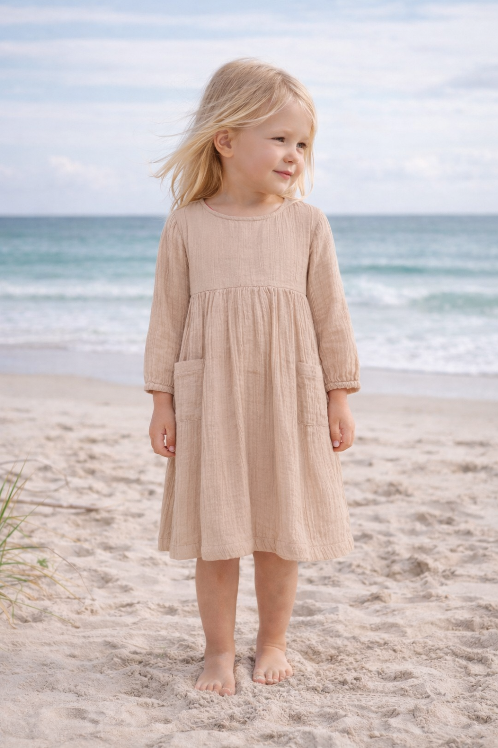 Nana girl dress organic