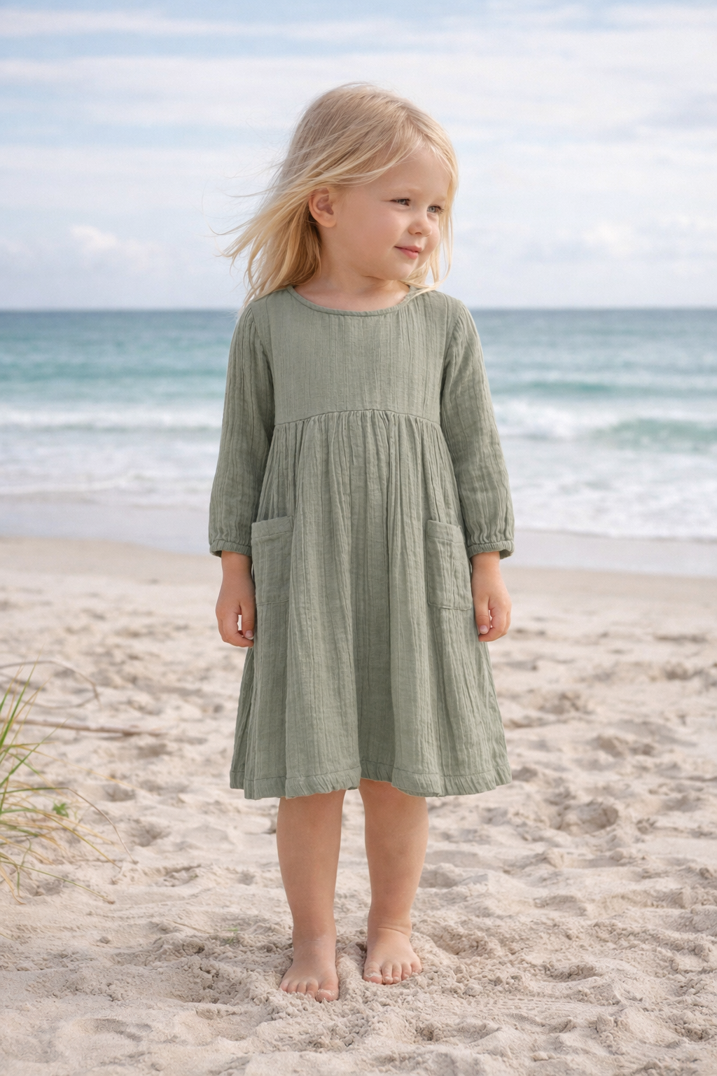 Nana girl dress organic