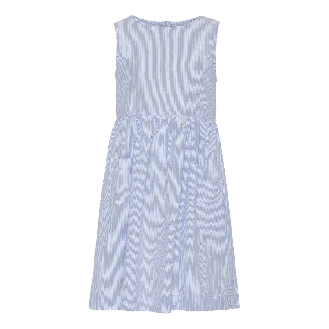 Noni girl dress stripe organic