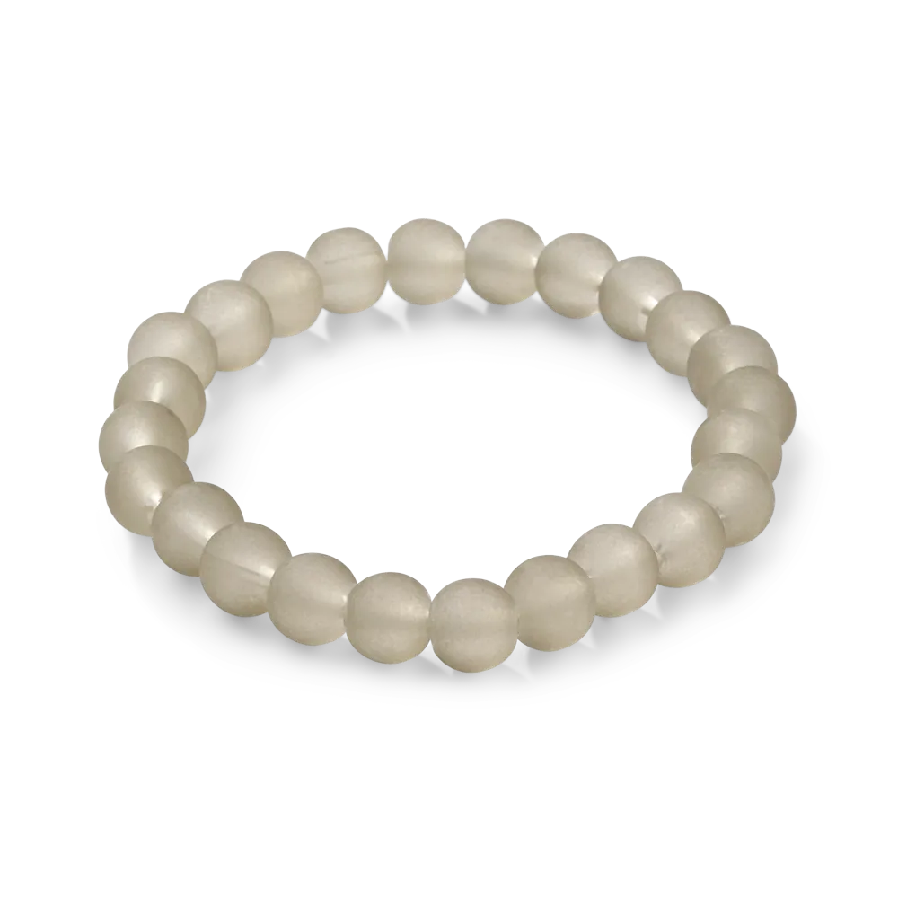 Armband aus Rauchglasperlen