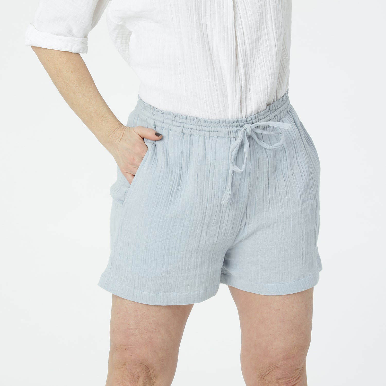 Lizette shorts bomuld dobbelgaze organic