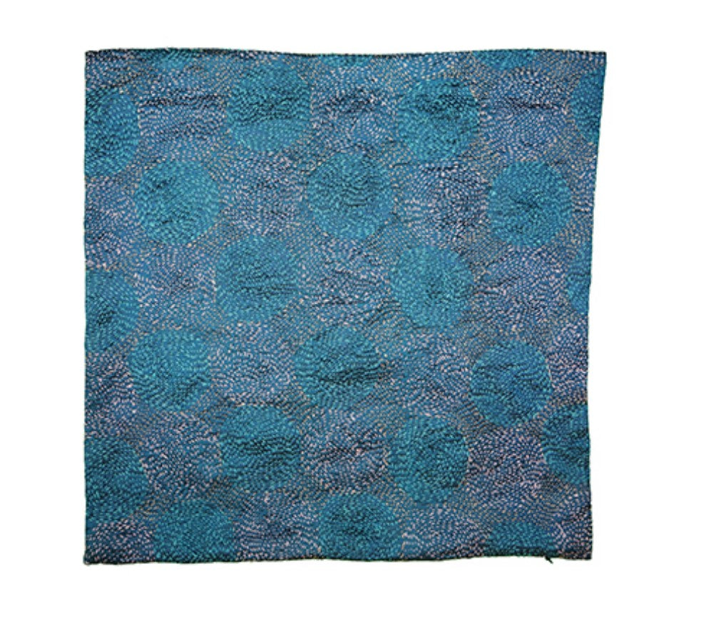 Kantha vintage silke pude 45*45 cm