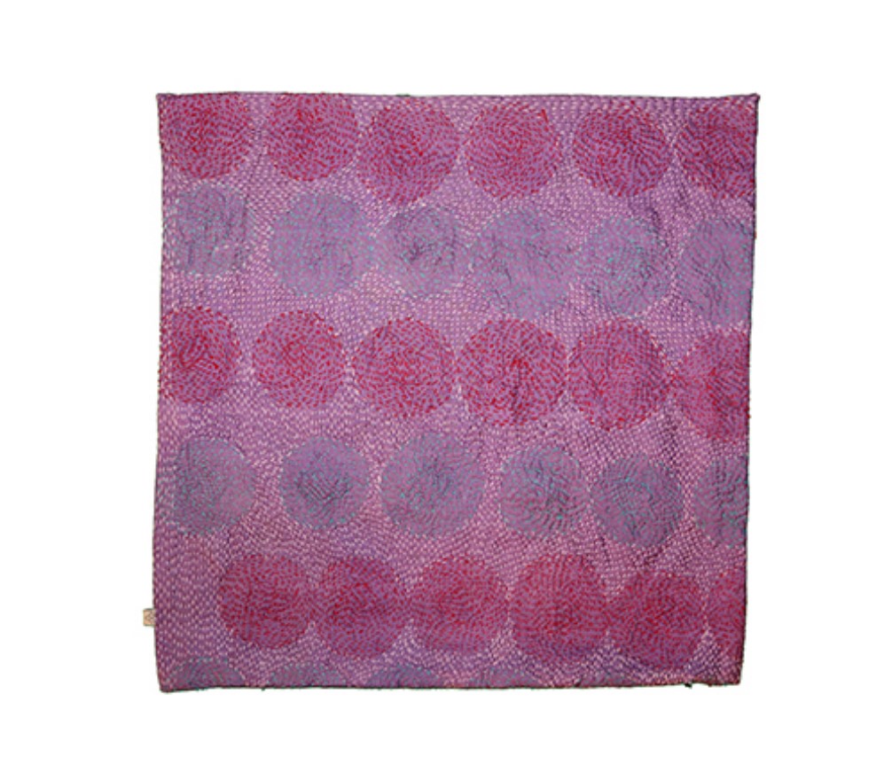 Kantha vintage silke pude 45*45 cm