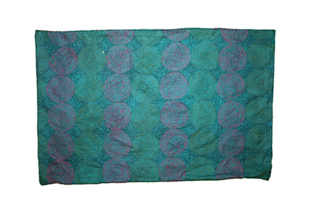 Kantha vintage silke pude 40*60 cm