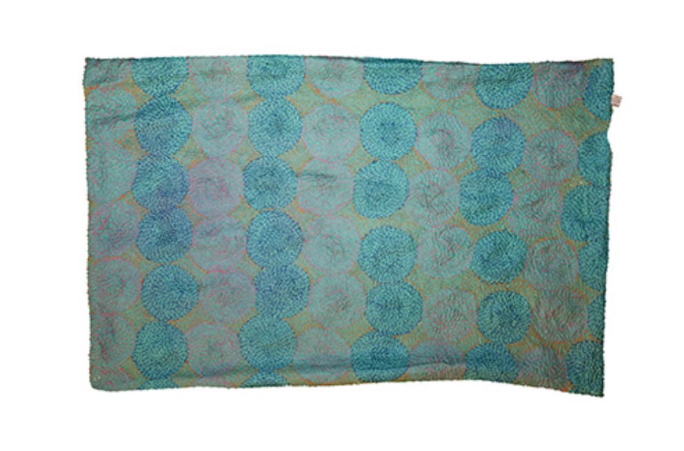 Kantha vintage silke pude 40*60 cm