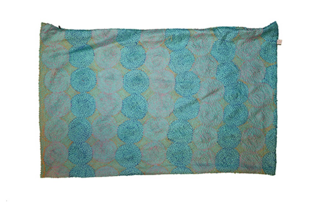 Kantha vintage silke pude 40*60 cm