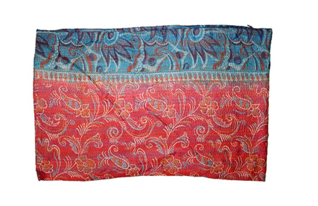 Kantha vintage silke pude 40*60 cm