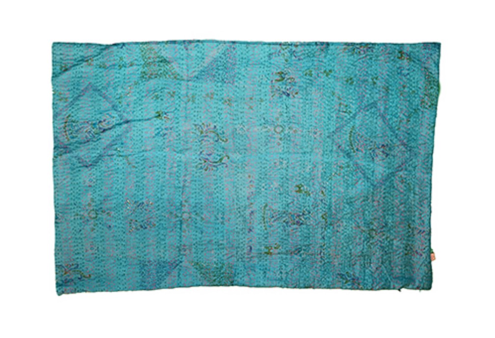 Kantha vintage silke pude 40*60 cm