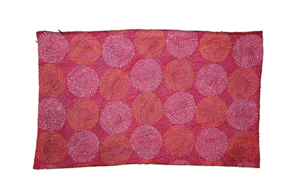 Kantha vintage silke pude 40*60 cm