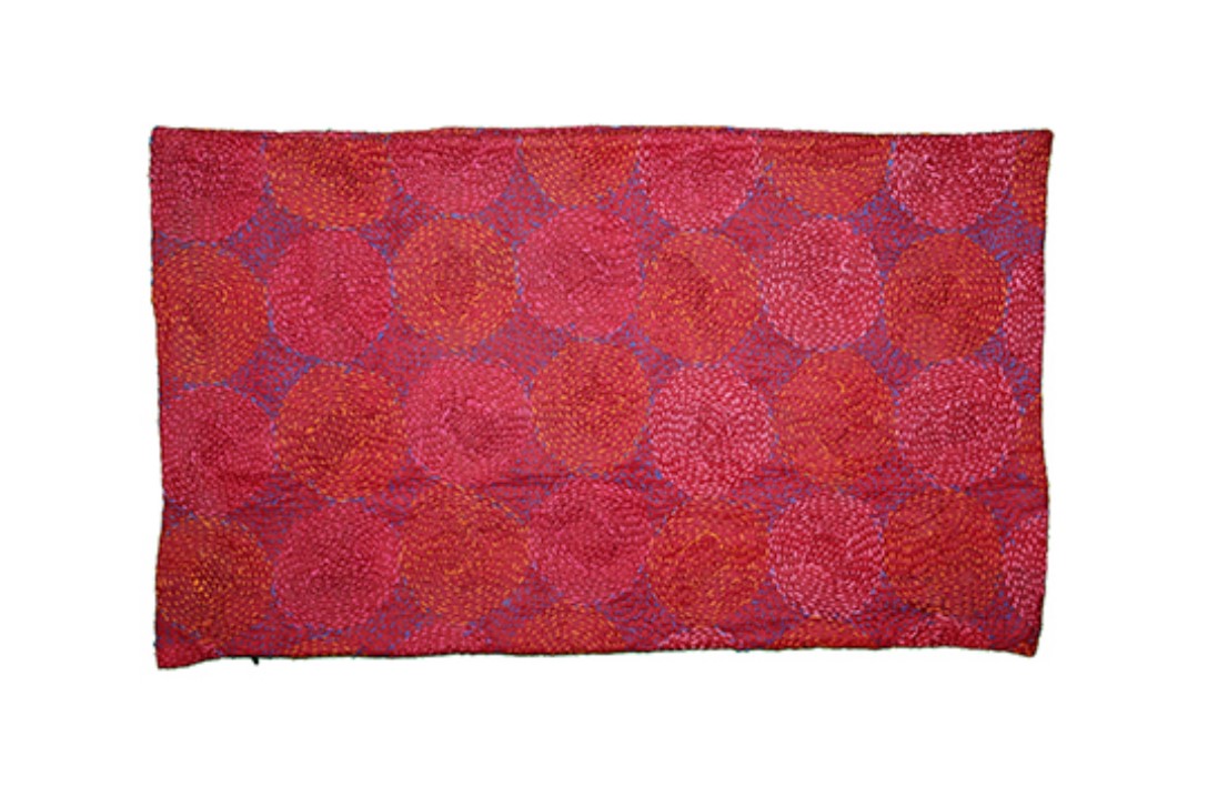 Kantha vintage silke pude 30*50 cm